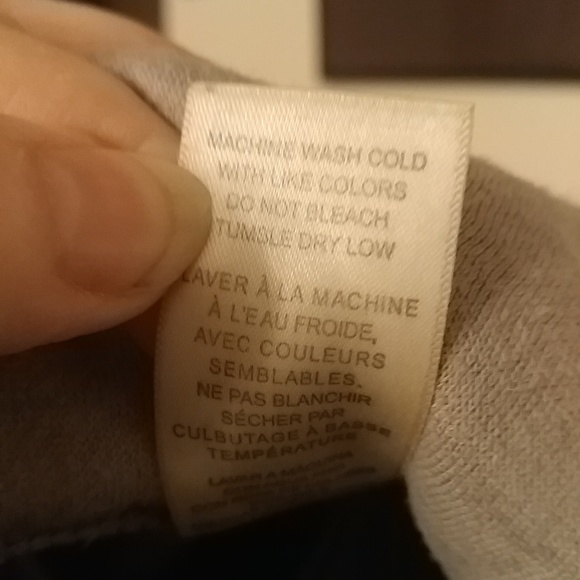 Jersey Material Snap Button Coat with Large Collar Pockets 2X - Picture 8 of 8